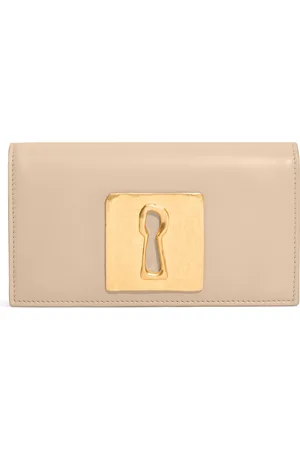 SCHIAPARELLI Calfskin Keyhole Clutch Bag