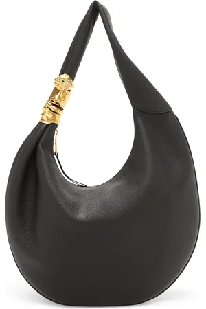 SCHIAPARELLI Large Leather Soufflé Shoulder Bag