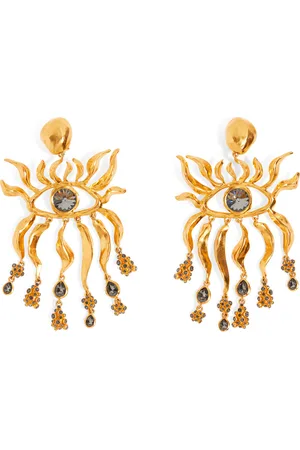 SCHIAPARELLI Eye Clip-On Earrings