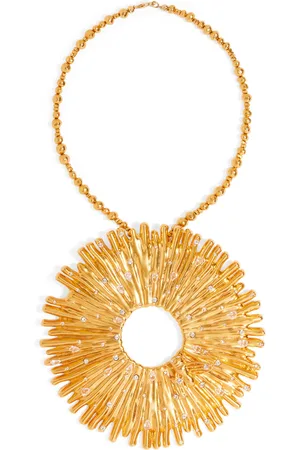 SCHIAPARELLI Oversized Flower Necklace
