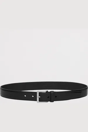 Saint Laurent Leather Boucle Vadim Belt