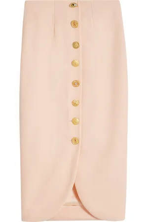 SCHIAPARELLI Virgin Wool Bijoux Pencil Skirt
