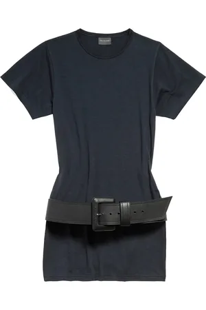 Balenciaga Belted T-Shirt Mini Dress