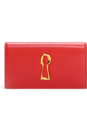 SCHIAPARELLI Calfskin Keyhole Clutch Bag