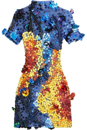 SCHIAPARELLI Embellished Mini Dress