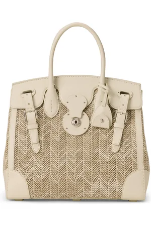 Ralph Lauren Canvas Soft Ricky 33 Top-Handle Bag