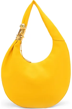 SCHIAPARELLI Large Leather Soufflé Shoulder Bag