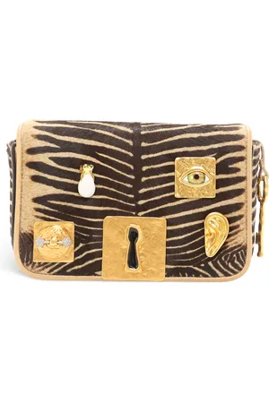 SCHIAPARELLI Calfhair Animal-Design Schiap Clutch Bag