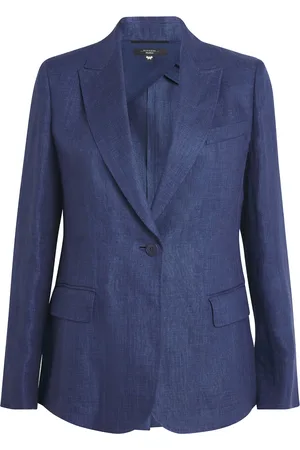 Max Mara Linen Single-Breasted Blazer