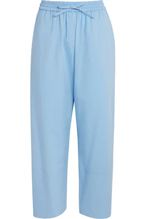 Fabiana Filippi Cropped Drawstring Straight Trousers