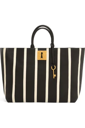 SCHIAPARELLI Leather Measuring Tape Tote Bag