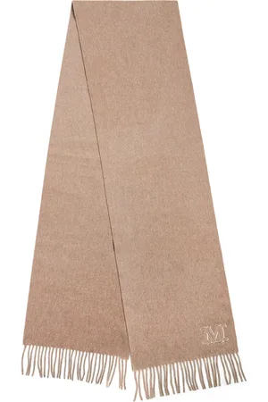 Max Mara Cashmere Logo Scarf