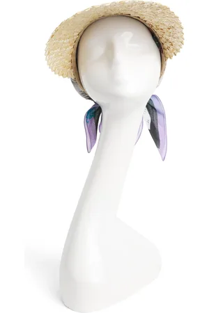 Missoni Raffia-Fabric Sun Visor Hat