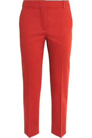 Max Mara Stretch-Cotton Cropped Trousers