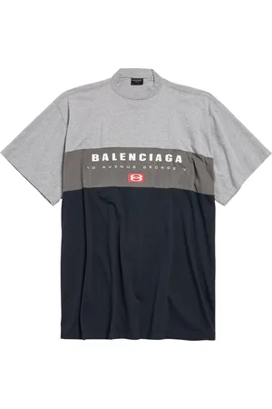 Balenciaga Cotton Oversized Logo T-Shirt