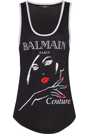 Balmain Beauty Print Tank Top