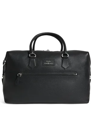 Ralph Lauren Pebbled Leather Travel Duffle Bag