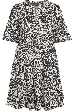 Max Mara Cotton Printed Mini Dress