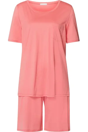 Hanro Cotton Deluxe Short-Sleeve Pyjama Set