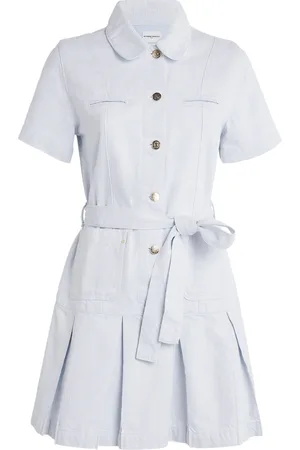 Claudie Pierlot Cotton Denim Mini Dress