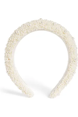 Jennifer Behr Silk Embellished Bailey Headband