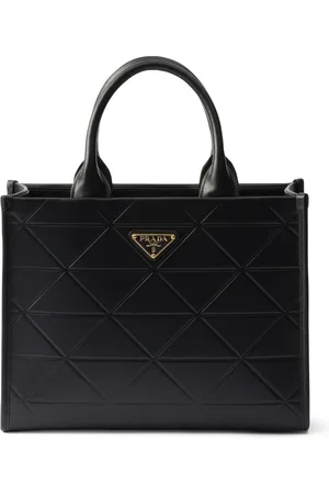 Prada Medium Leather Symbole Tote Bag