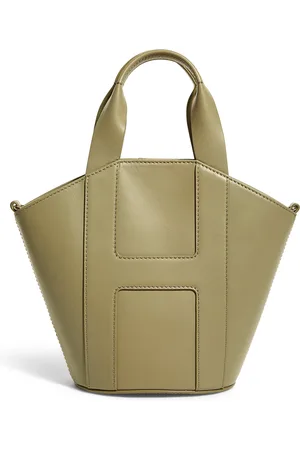 HARRODS Grab Leather Tote Bag