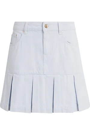 Claudie Pierlot Cotton Pleated Mini Skirt