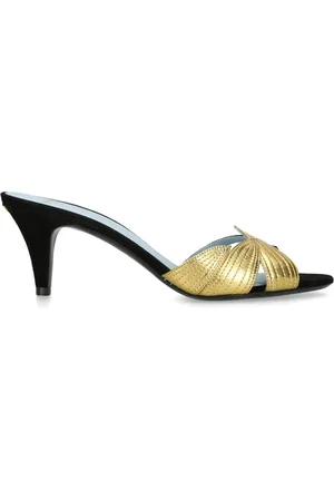 VALENTINO GARAVANI FolieFoliage Heeled Mules 65