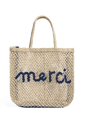The Jacksons Large Jute Merci Tote Bag