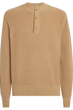 7 for all Mankind Cotton Henley Sweatshirt