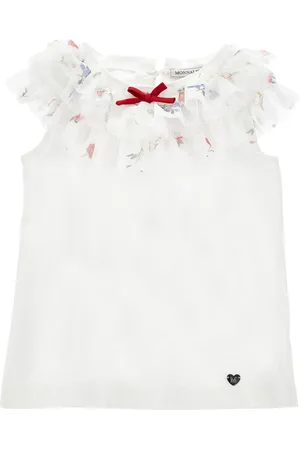 MONNALISA Ruffle-Trim Tank Top