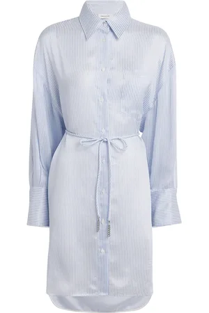 Fabiana Filippi Satin Shirt Mini Dress
