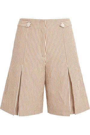Claudie Pierlot Cotton-Linen Esmerealda Shorts