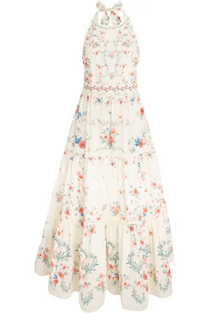 Agua by Agua Bendita Halterneck Midi Dress