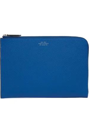 SMYTHSON Panama Leather Slim Pouch
