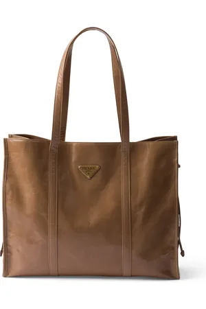 Prada Large Leather Tote Bag