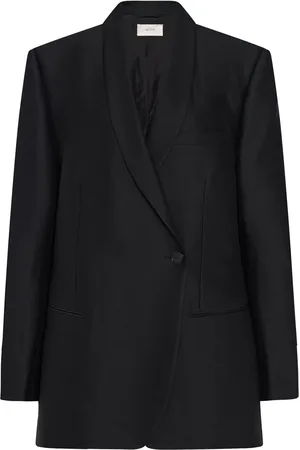 The Row Deon Wool-Silk Blazer