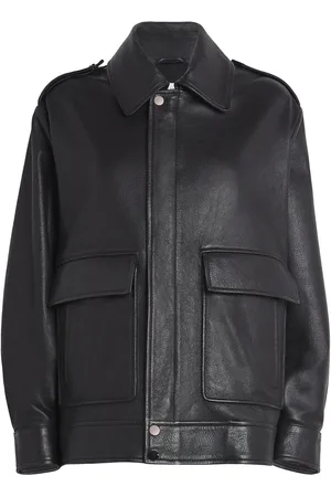 Nour Hammour Drey Leather Jacket