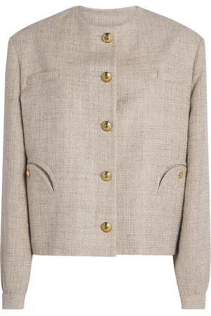 Blazé Milano Cotton-Blend Tweed Gliss Bolero Jacket