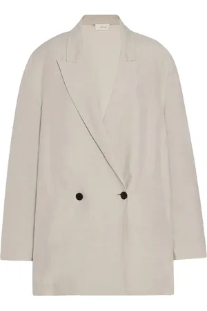 The Row Nat Silk-Linen Blazer
