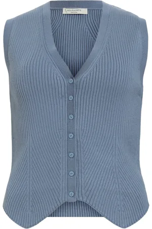 AllSaints Knitted Cruz Waistcoat