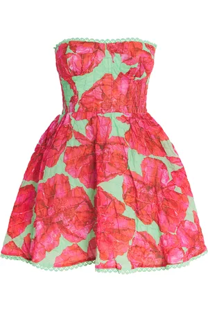 CHARO RUIZ IBIZA Floral Off-The-Shoulder Mini Dress