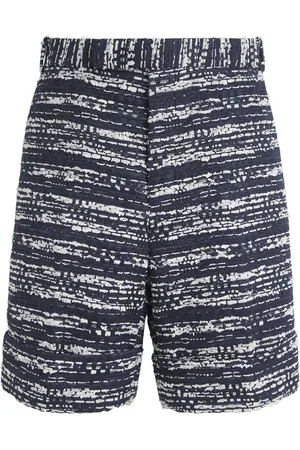 Thom Browne Melange Tulle Yarn Tweed Shorts