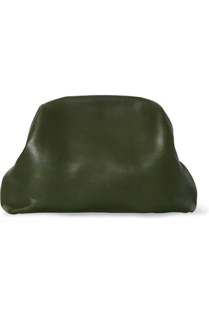 The Row Mira Leather Clutch Bag