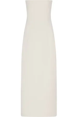 The Row Ward Silk Strapless Dress