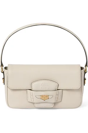 Miu Miu Leather Penny Shoulder Bag