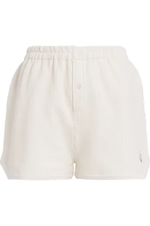 Barrie Cashmere-Cotton Stripe Shorts