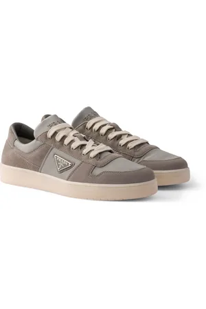 Prada Suede and Re-Nylon Downtown Sneakers