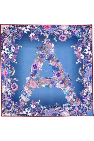 ASPINAL OF LONDON Silk Floral Scarf